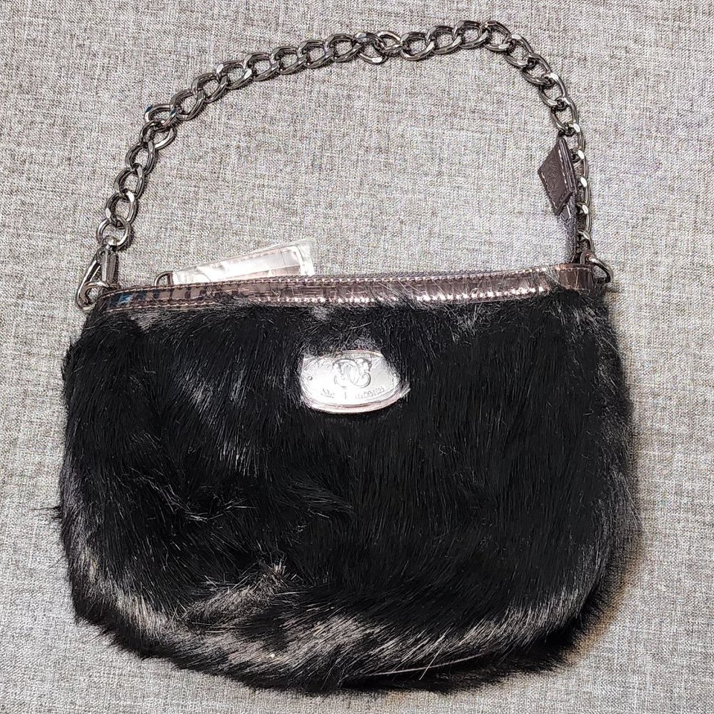 New Sharif Faux Fur Crossbody Bag